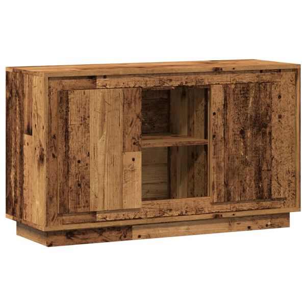 vidaXL Př&iacute;born&iacute;k old wood 102 x 35 x 60 cm kompozitn&iacute; dřevo