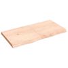 vidaXL Koupelnov&aacute; deska 120x60x(2-6) cm neo&scaron;etřen&eacute; masivn&iacute; dřevo