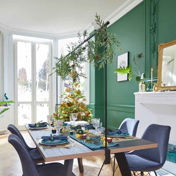 ProGarden Dekoračn&iacute; konstrukce nad stůl se svorkami kov čern&aacute;