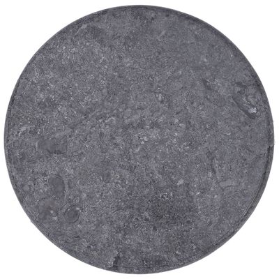 vidaXL Stolní deska šedá Ø 50 x 2,5 cm mramor