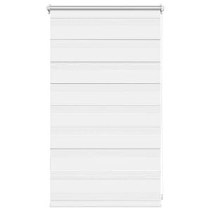 vidaXL Zebrov&aacute; roleta 50,9x100 cm &Scaron;&iacute;řka l&aacute;tky 46,7 cm b&iacute;l&aacute;