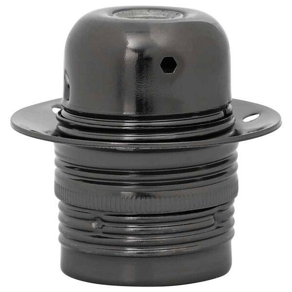 vidaXL Obj&iacute;mky 2 ks leskl&eacute; čern&eacute; E27