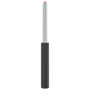 vidaXL Plynov&yacute; p&iacute;st kancel&aacute;řsk&eacute; židle Čern&aacute; 355-540 mm Železo