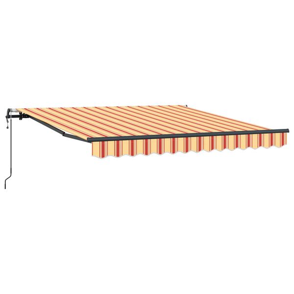 vidaXL Budsorovateln&eacute; zastře&scaron;en&iacute; Žlut&aacute; a oranžov&aacute; 350 x 250 cm
