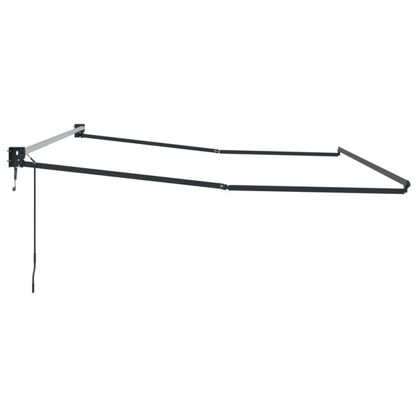 vidaXL Elektrick&yacute; skl&aacute;dac&iacute; r&aacute;m mark&yacute;zy Antracit 4 x 2 m Hlin&iacute;k