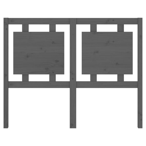 vidaXL Čelo postele &scaron;ed&eacute; 125,5 x 4 x 100 cm masivn&iacute; borovice