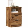 vidaXL Nočn&iacute; stolek old wood 40 x 36 x 65 cm kompozitn&iacute; dřevo