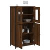 vidaXL Skř&iacute;ň highboard hněd&yacute; dub 62 x 32 x 106,5 cm kompozitn&iacute; dřevo