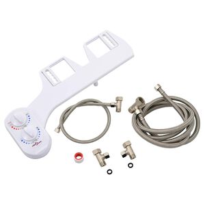 vidaXL Př&iacute;davn&yacute; bidet na WC sed&aacute;tko tepl&aacute;/studen&aacute; voda jedna tryska
