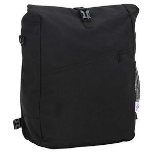 vidaXL Cyklistick&aacute; ta&scaron;ka Čern&aacute; 33 x 16 x 60 cm Polyester