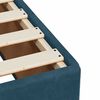 vidaXL Box spring postel s matrac&iacute; tmavě modr&aacute; 120 x 200 cm samet
