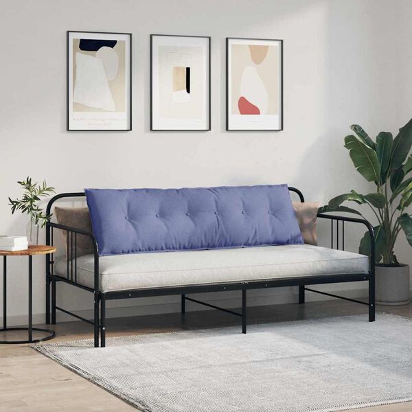 vidaXL Pol&scaron;t&aacute;ř na z&aacute;da Modr&aacute; dž&iacute;novina 160 x 19 x 50 cm textil