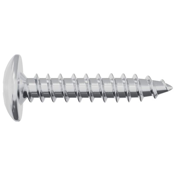 vidaXL Samovrtn&yacute; hřeb&iacute;k 2 pcs Zinkovan&yacute; 4 x 20 mm Ocel