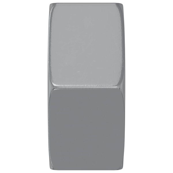 vidaXL &Scaron;estihrann&aacute; matice 2 pcs Stř&iacute;brn&aacute; M6 Železo