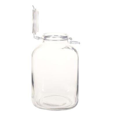 vidaXL Zavařovací sklenice s pákovým uzávěrem 12 ks 5 l