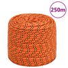 vidaXL Lodn&iacute; lano oranžov&eacute; 8 mm 250 m polypropylen