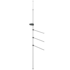 vidaXL Drž&aacute;k na ručn&iacute;ky 47 x 280 cm hlin&iacute;k