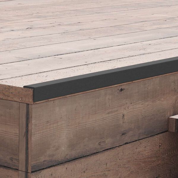 vidaXL Terasov&eacute; rohov&eacute; li&scaron;ty 5 ks WPC 170 cm čern&eacute;