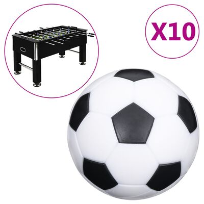 vidaXL Míčky pro stolní fotbal 10 ks 32 mm ABS
