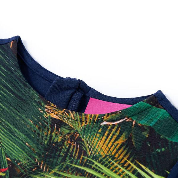 Dětské šaty s dlouhým rukávem námořnicky modré 116