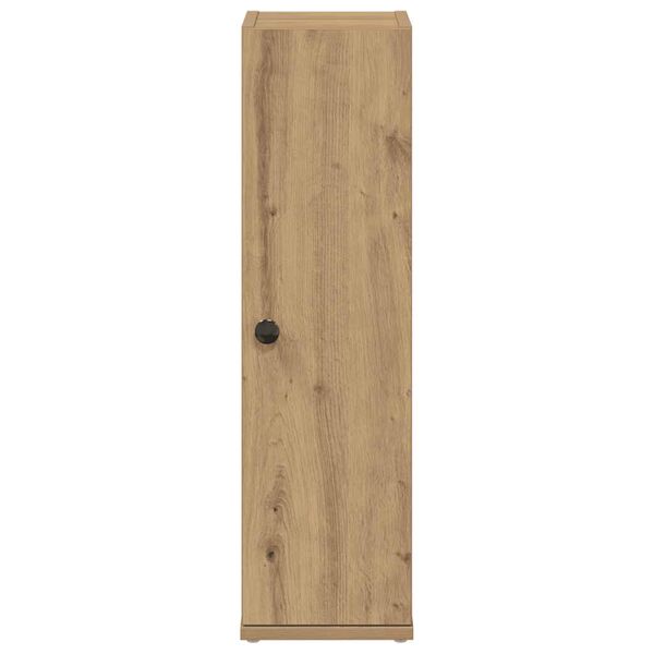 vidaXL Koupelnov&aacute; skř&iacute;ňka s drž&aacute;kem rol&iacute; dub artisan 20,5 x 22 x 72 cm