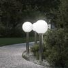 vidaXL Sloupkov&aacute; světla 3 ks 80 cm nerezov&aacute; ocel IP44