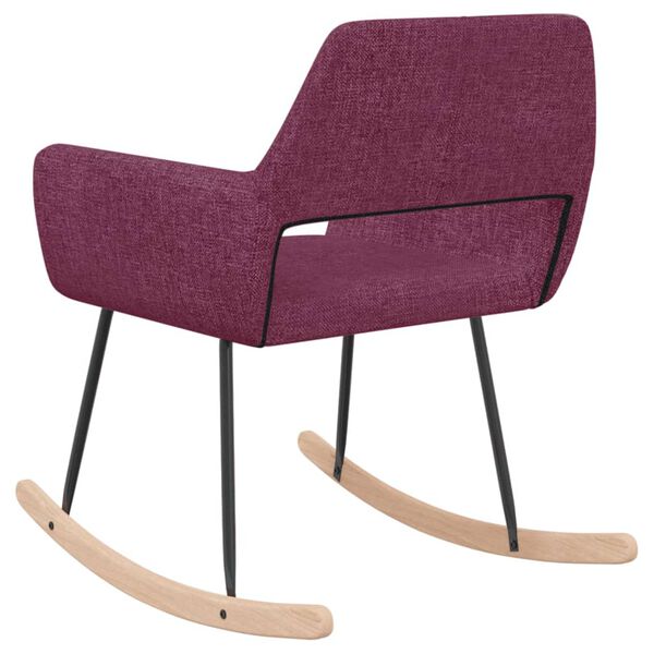 vidaXL Houpac&iacute; křeslo fialov&eacute; textil