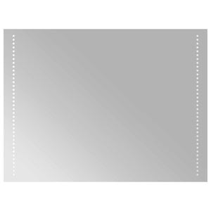 vidaXL LED koupelnov&eacute; zrcadlo Transparentn&iacute; 80 x 60 cm tvrzen&eacute; sklo
