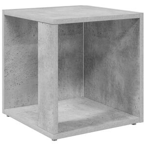 vidaXL Odkl&aacute;dac&iacute; stolek betonově &scaron;ed&yacute; 33x33x34,5 cm kompozitn&iacute; dřevo