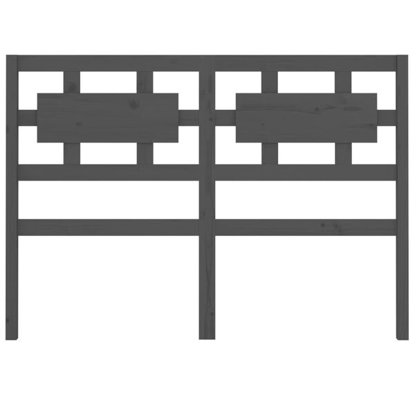 vidaXL Čelo postele &scaron;ed&eacute; 205,5 x 4 x 100 cm masivn&iacute; borovice