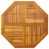 vidaXL Stoln&iacute; deska 90 x 90 x 2,2 cm osmihrann&aacute; masivn&iacute; ak&aacute;ciov&eacute; dřevo