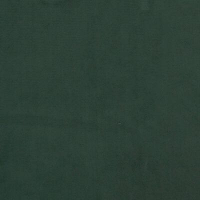 vidaXL Taštičková matrace tmavě zelená 90 x 200 x 20 cm samet