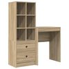vidaXL Stůl Sonoma dub 105,5 x 34 x 127 cm 2 ks