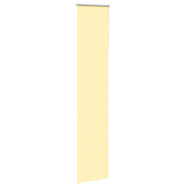 vidaXL Roleta zatemňovac&iacute; žlut&aacute; &scaron;&iacute;řka l&aacute;tky 55,7 cm polyester