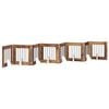 vidaXL Skl&aacute;dac&iacute; ps&iacute; br&aacute;na se stojany 8 pcs Star&eacute; dřevo 60 cm
