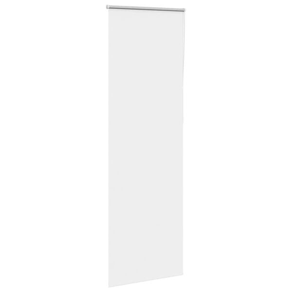 vidaXL Roleta zatemňovac&iacute; b&iacute;l&aacute; 80x210 cm &scaron;&iacute;řka l&aacute;tky 75,7 cm polyester
