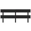 vidaXL Čelo postele čern&eacute; 184 x 3 x 81 cm masivn&iacute; borovice