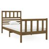 vidaXL R&aacute;m postele medově hněd&yacute; 75 x 190 cm Small Single masivn&iacute; dřevo