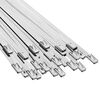vidaXL Kabelov&aacute; vazba 25 ks 4,6 x 450 mm Stř&iacute;brn&aacute;