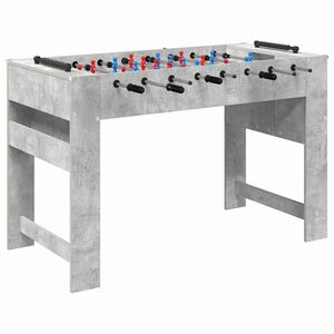 vidaXL Stoln&iacute; fotb&aacute;lek Betonově &Scaron;ed&aacute; 125 x 60,5 x 80 cm