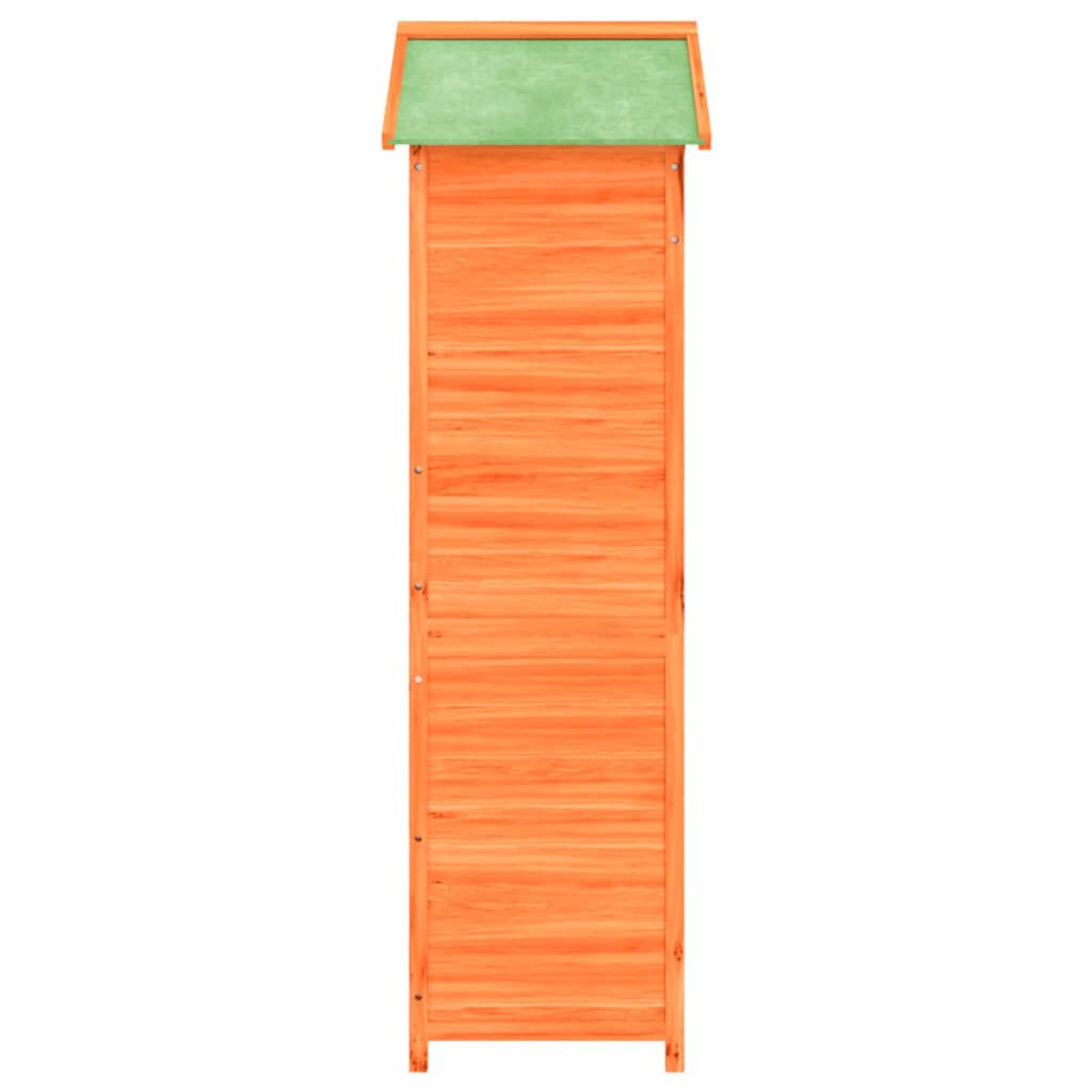 vidaXL Zahradní přístřešek na nářadí hnědý 120x53,5x170 cm borovice