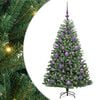 vidaXL Uměl&yacute; Skl&aacute;dac&iacute; V&aacute;nočn&iacute; Strom Zelen&aacute; 120 cm PVC a kov