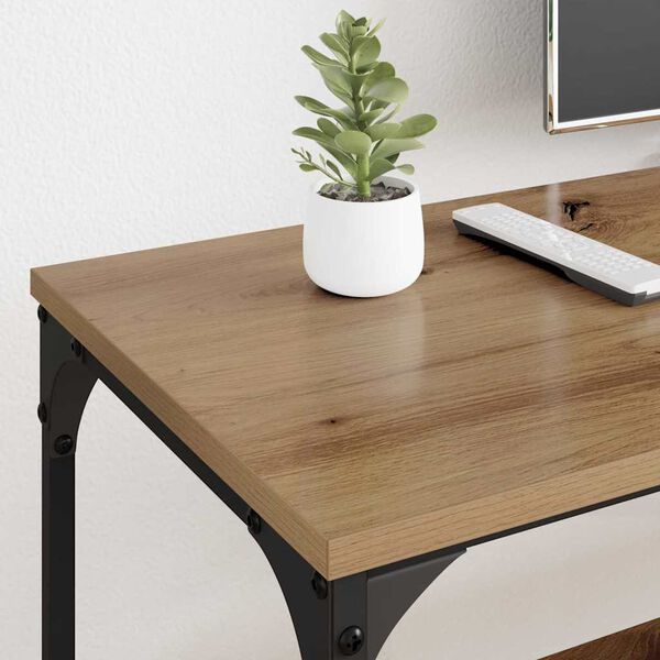 vidaXL Televizn&iacute; skř&iacute;ň Artisanov&yacute; dub 201 x 35 x 45 cm