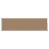 vidaXL V&yacute;suvn&aacute; bočn&iacute; mark&yacute;za 160 x 600 cm Polyester Obd&eacute;ln&iacute;kov&yacute; Taupe
