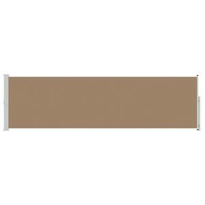 vidaXL V&yacute;suvn&aacute; bočn&iacute; mark&yacute;za 160 x 600 cm Polyester Obd&eacute;ln&iacute;kov&yacute; Taupe