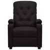 vidaXL Elektrick&eacute; polohovac&iacute; křeslo čern&eacute; uměl&aacute; kůže