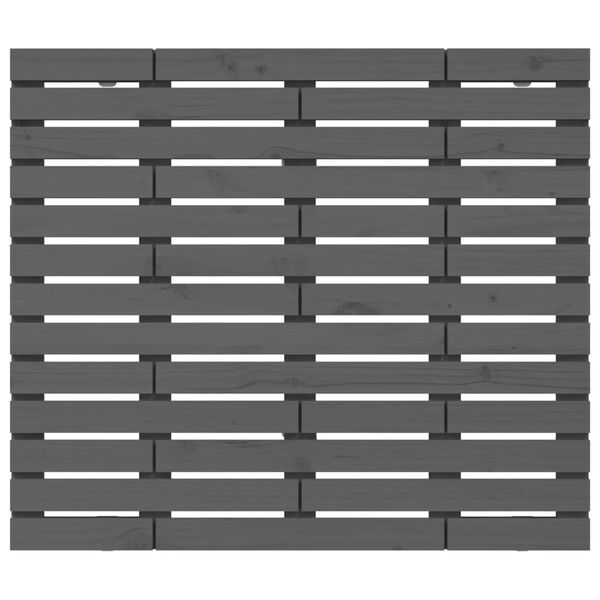 vidaXL N&aacute;stěnn&eacute; čelo postele &scaron;ed&eacute; 146x3x91,5 cm masivn&iacute; borov&eacute; dřevo
