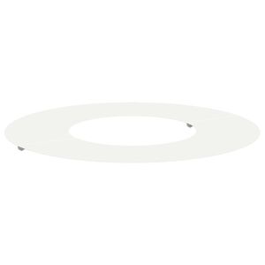 vidaXL vhodn&yacute; pro ploch&yacute; stromov&yacute; kroužek B&iacute;l&aacute; &Oslash;30 / 60 cm Ocel