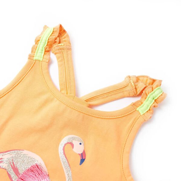 Dětsk&eacute; t&iacute;lko jasně oranžov&eacute; 140