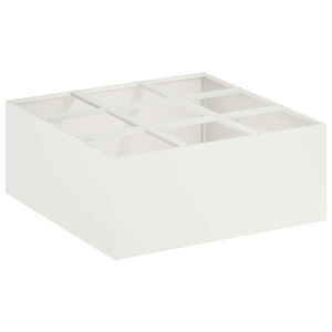vidaXL Zahradn&iacute; pěstebn&iacute;k B&iacute;l&aacute; 100 x 100 x 30 cm